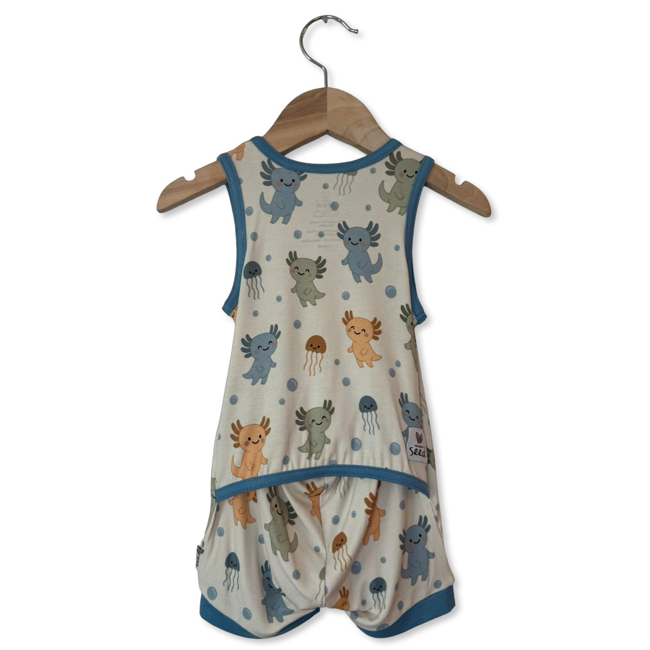 Alotl Smiles Sleeveless Shorty Romper