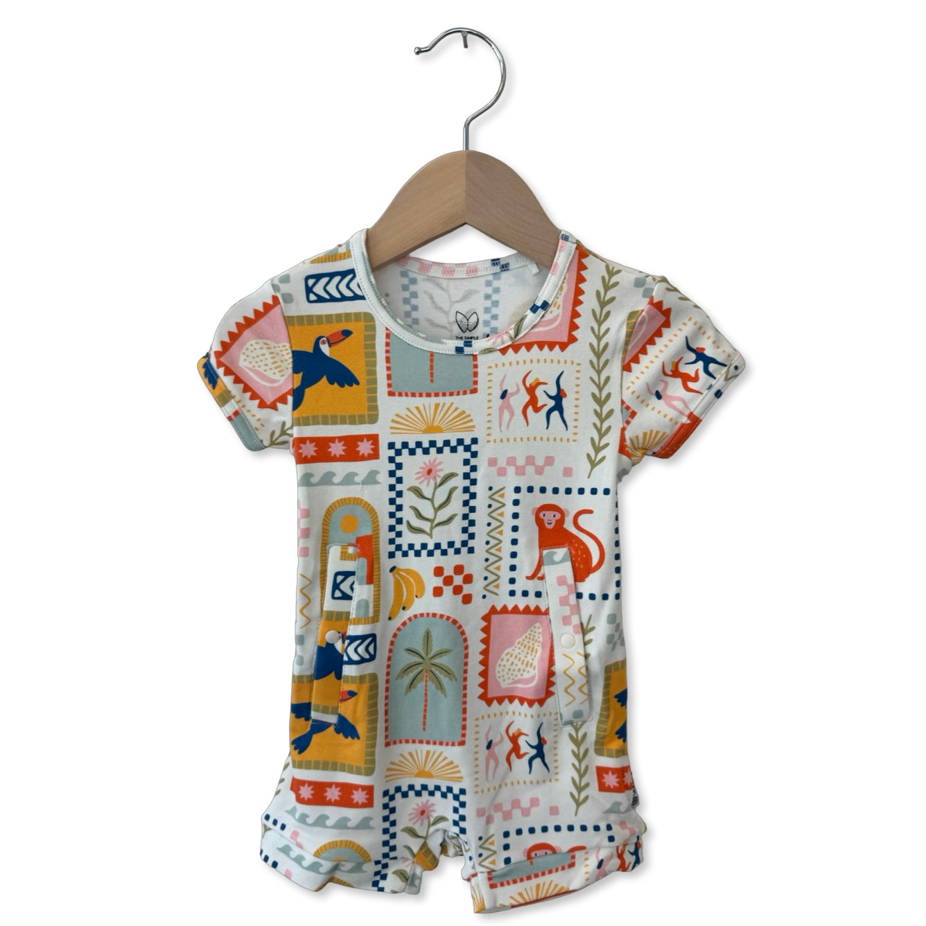 Little Rio Adaptive Tube Access Shorty Romper Luxe Edition | Cotton Bamboo Blend