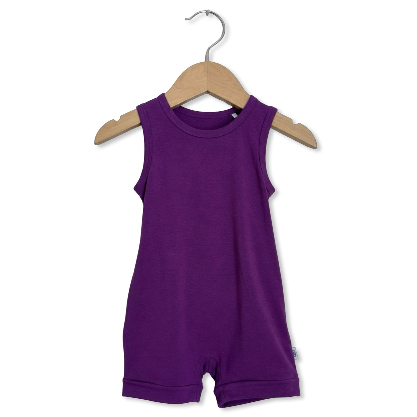 Grape Juice Sleeveless Shorty Romper Luxe Edition | Cotton Bamboo Blend