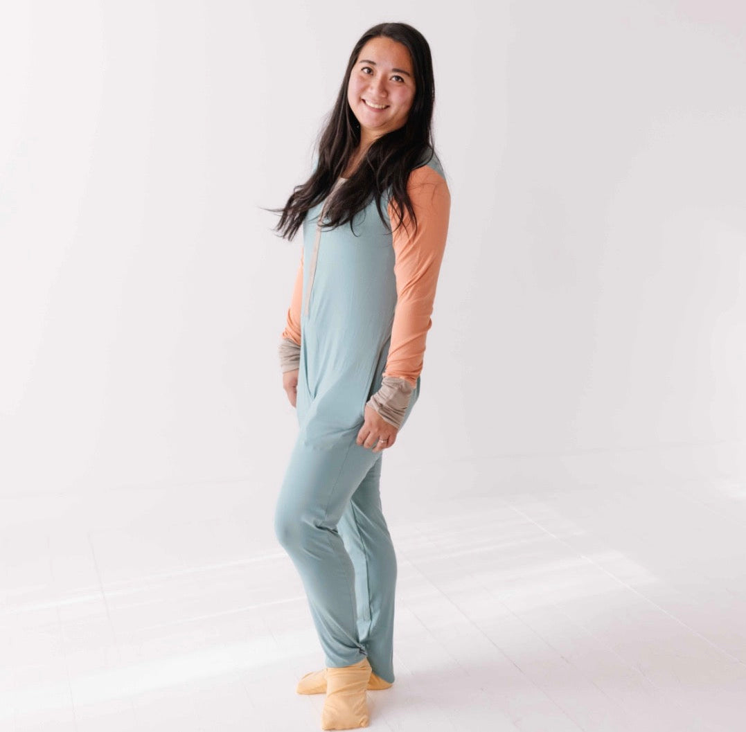 Blush and Breeze At Your Leisure Snap Down Romper