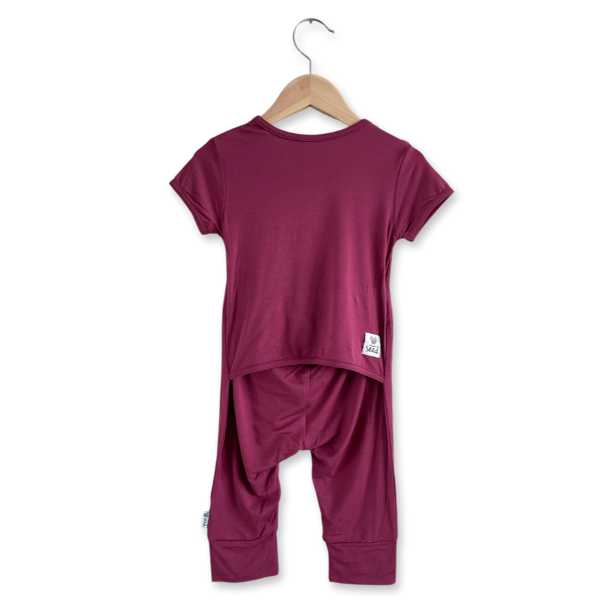 Dragon Fruit Short Long Romper