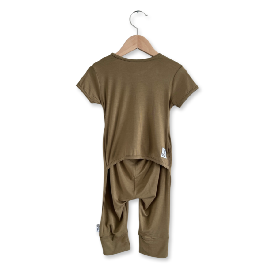 Crocodile Short Long Romper