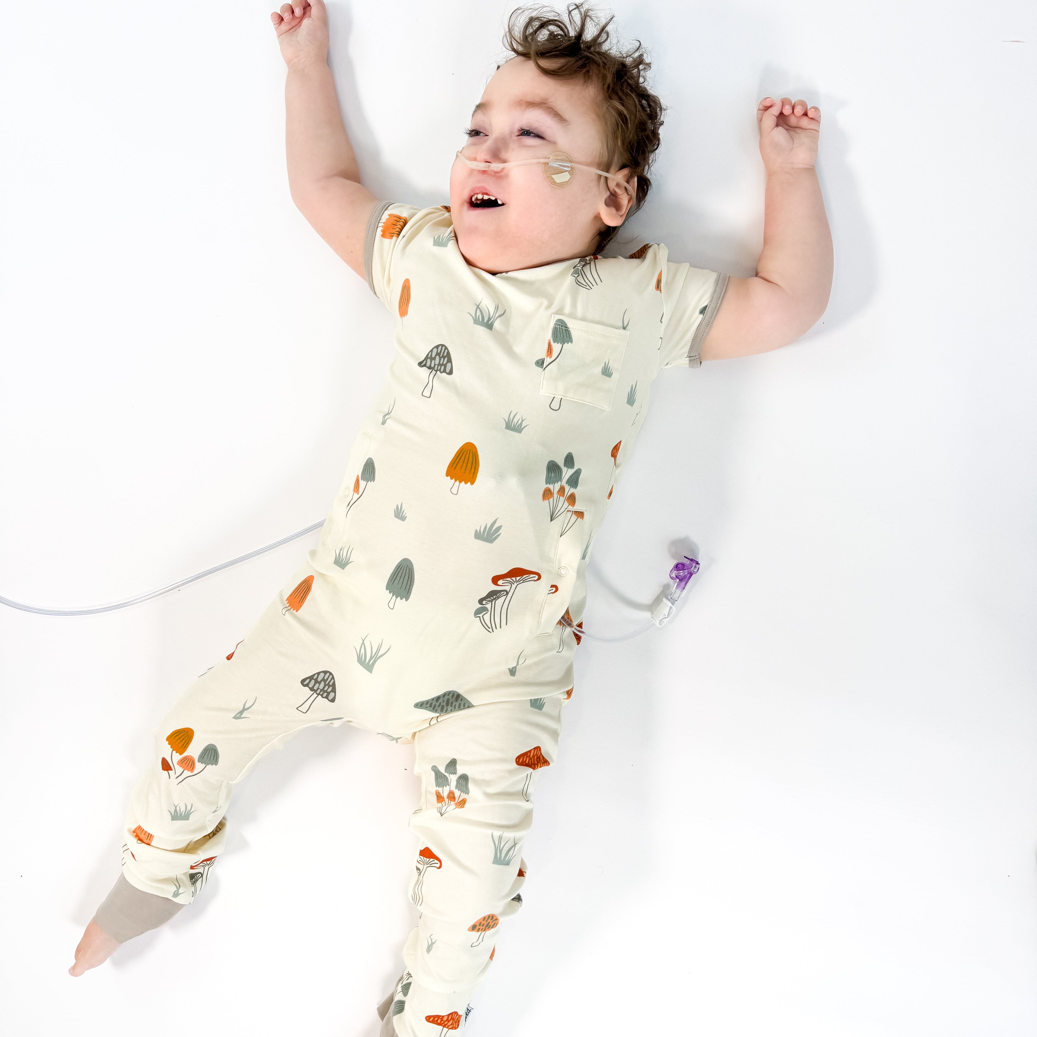 Toadie Trails Adaptive Tube Access Short Long Romper