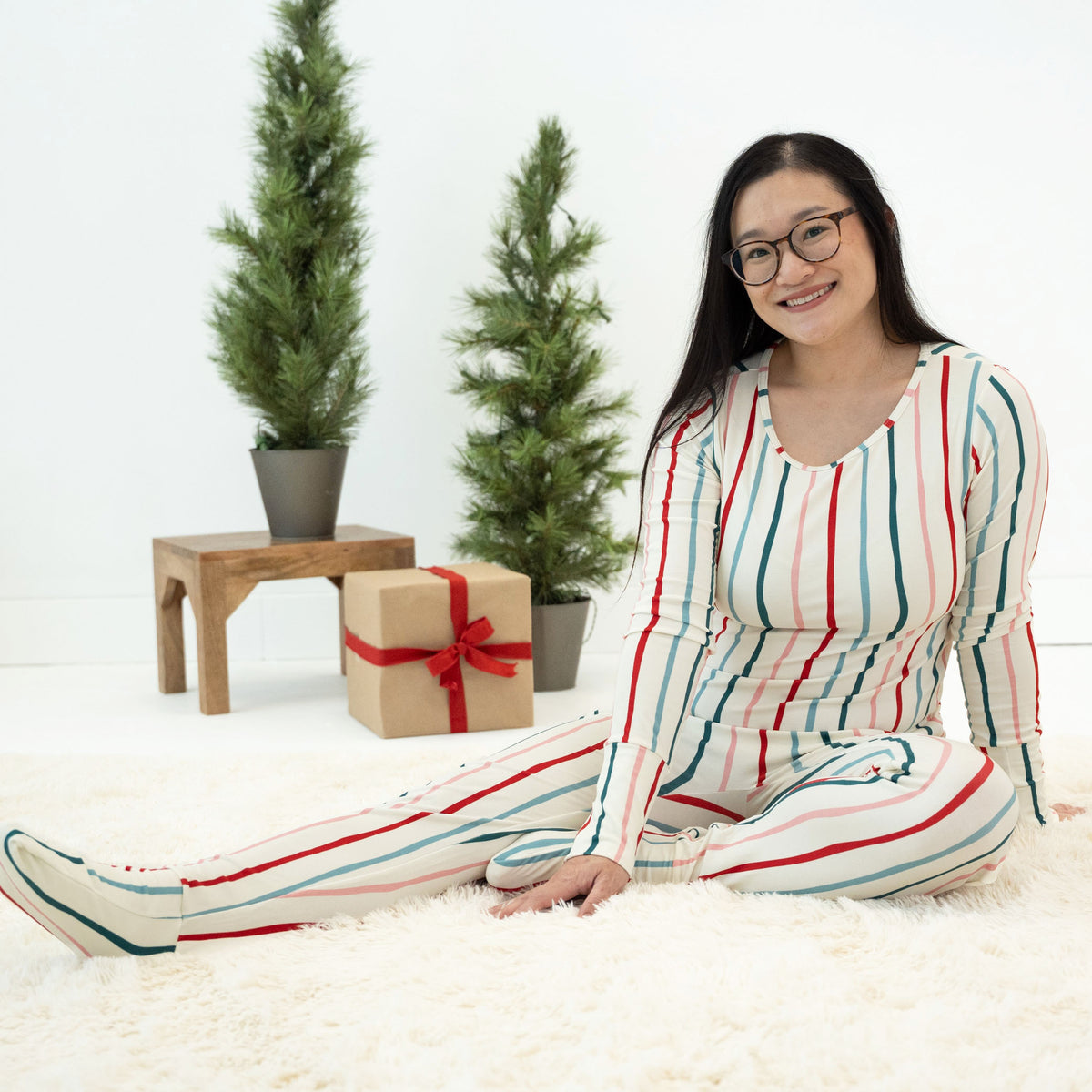 Making Spirits Stripe At Your Leisure Essential Adult Romper