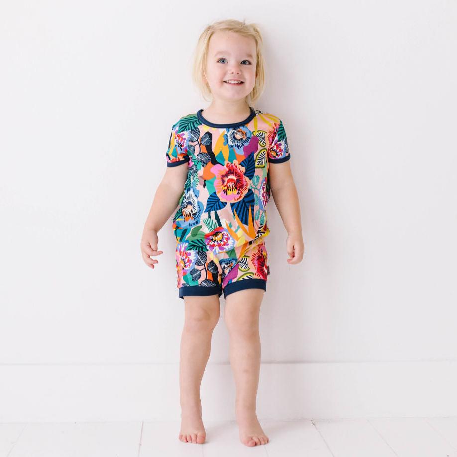 Fiesta Floral Shorty Romper