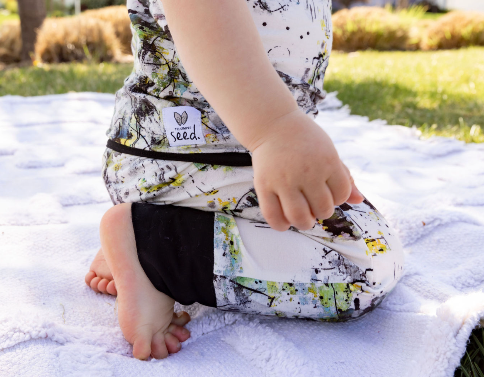 Caden & Crew Color Art for Autism Sleeveless Romper