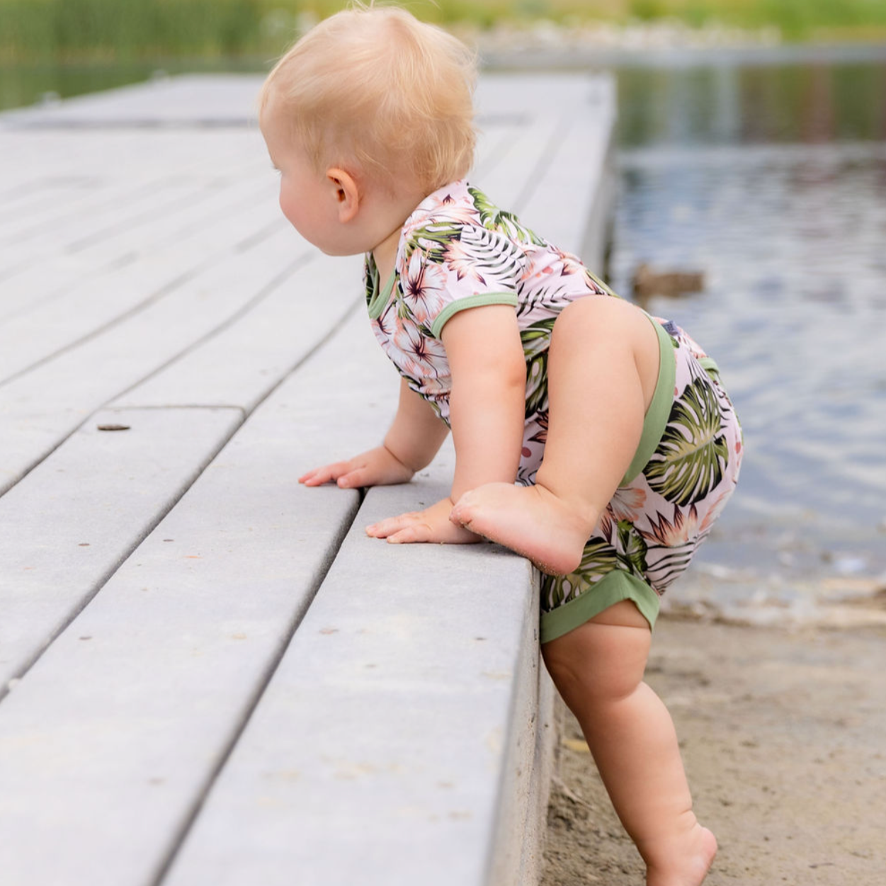 Off to Hawaii Shorty Romper
