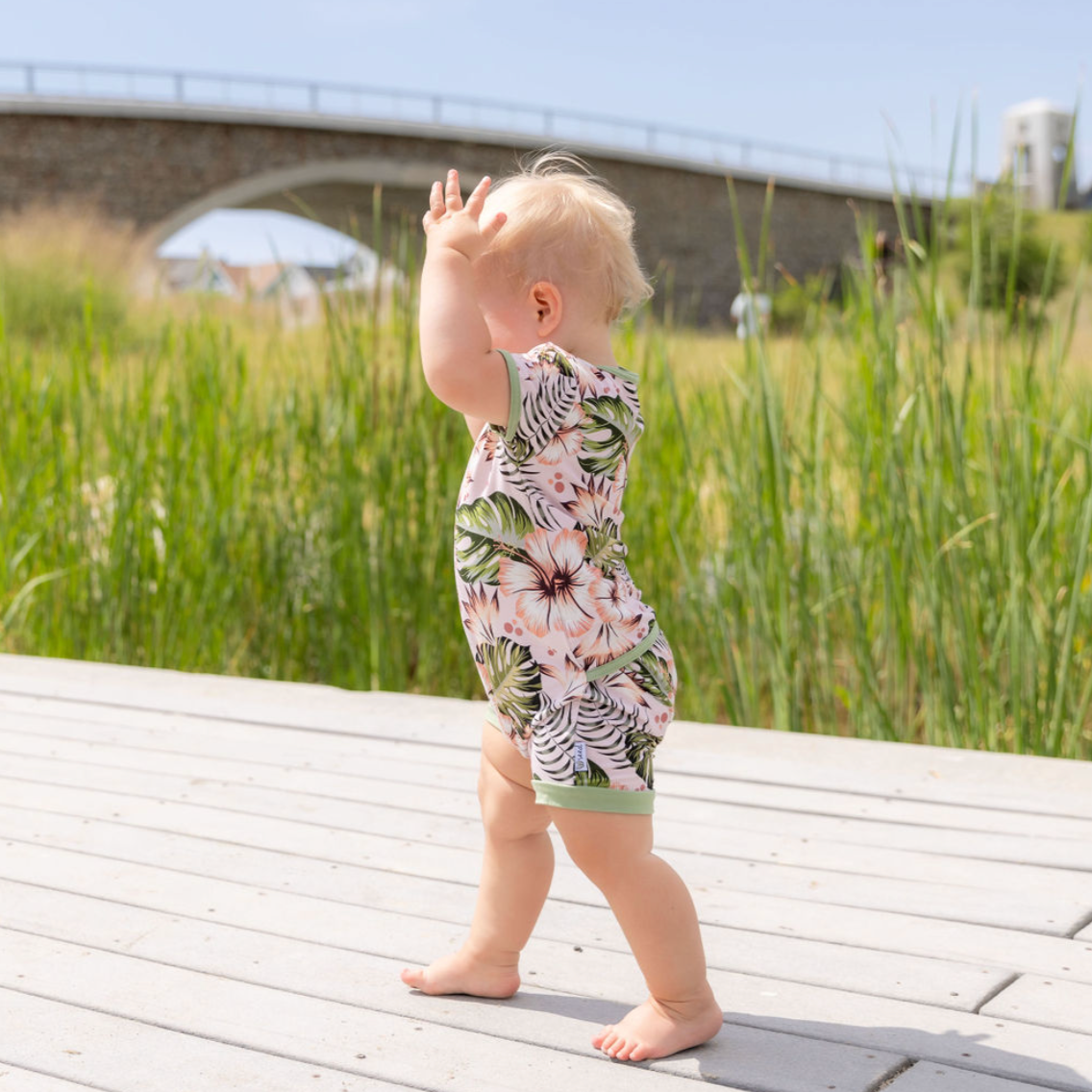 Off to Hawaii Shorty Romper