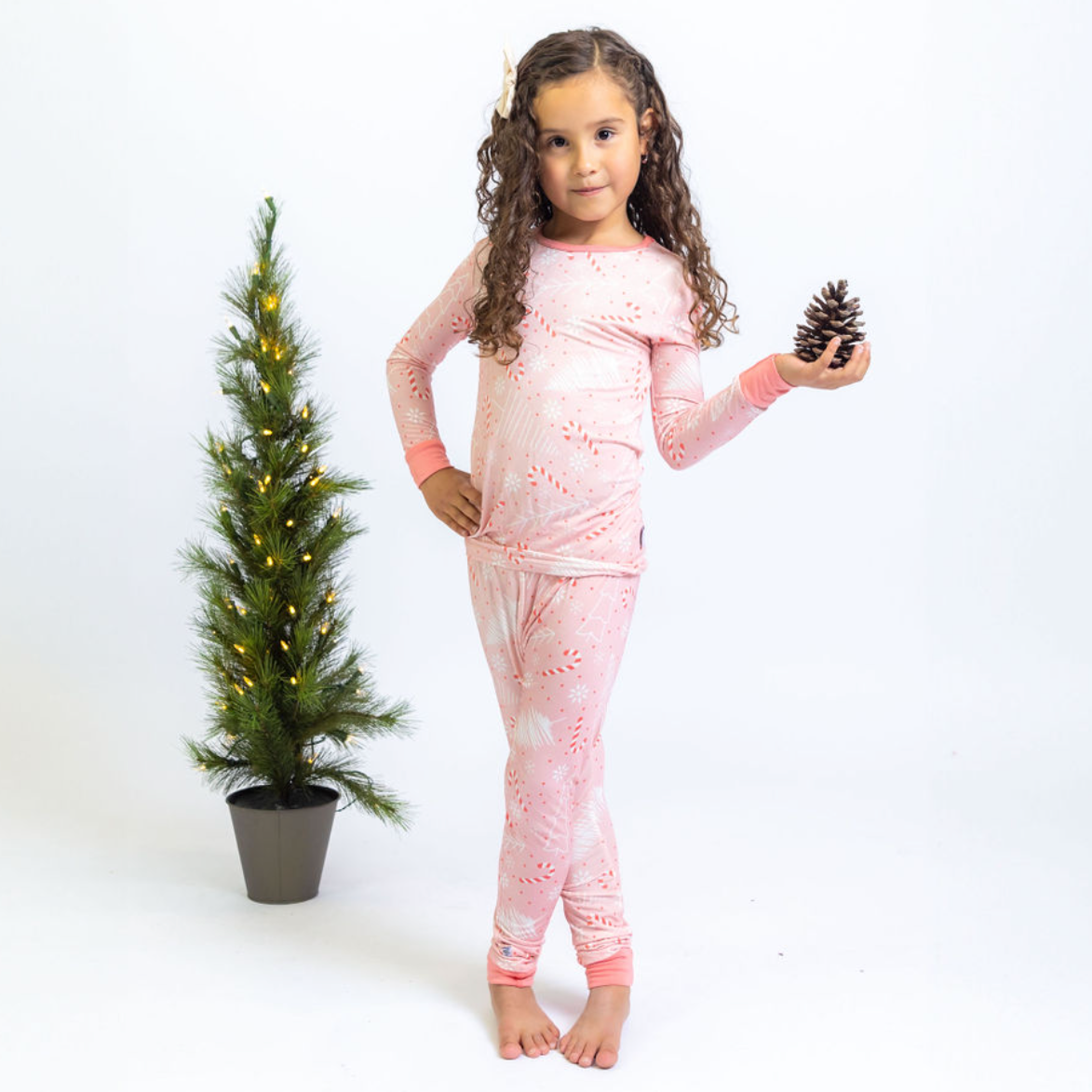 Candy Cane Lane Two Piece Kid's Jammie Set