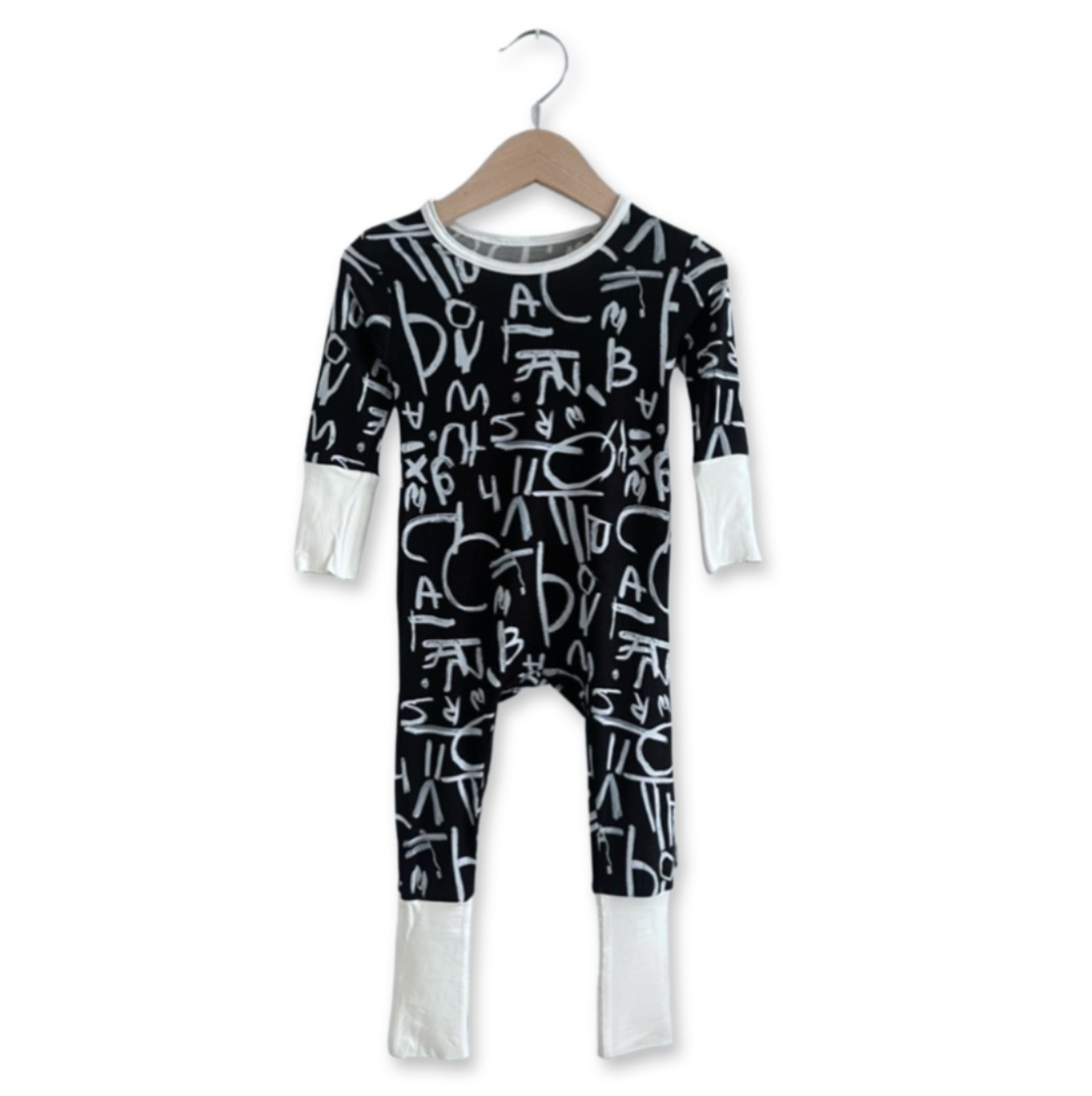 Alphabet for Autism At Your Leisure Essential Adult Romper- 3X-5X