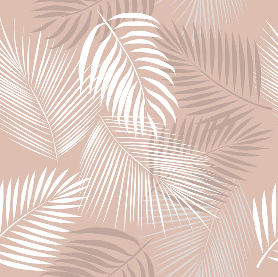 Pink Palms At Your Leisure Snap Down Adult Romper