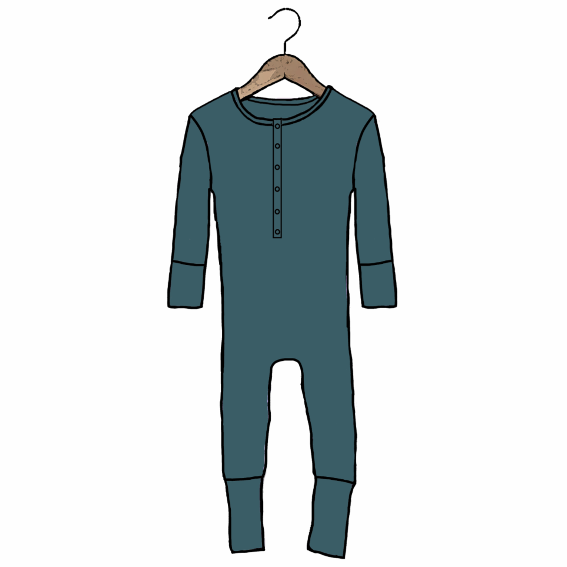 Marine At Your Leisure Snap Down Romper