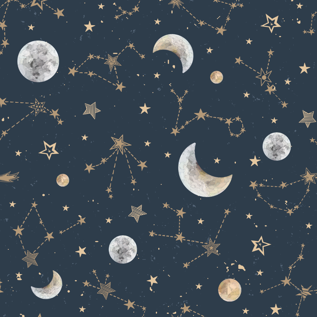 Starry Night At Your Leisure Snap Down Adult Romper