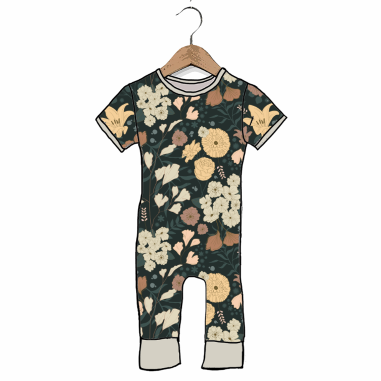 Hidden Garden Short Long Romper