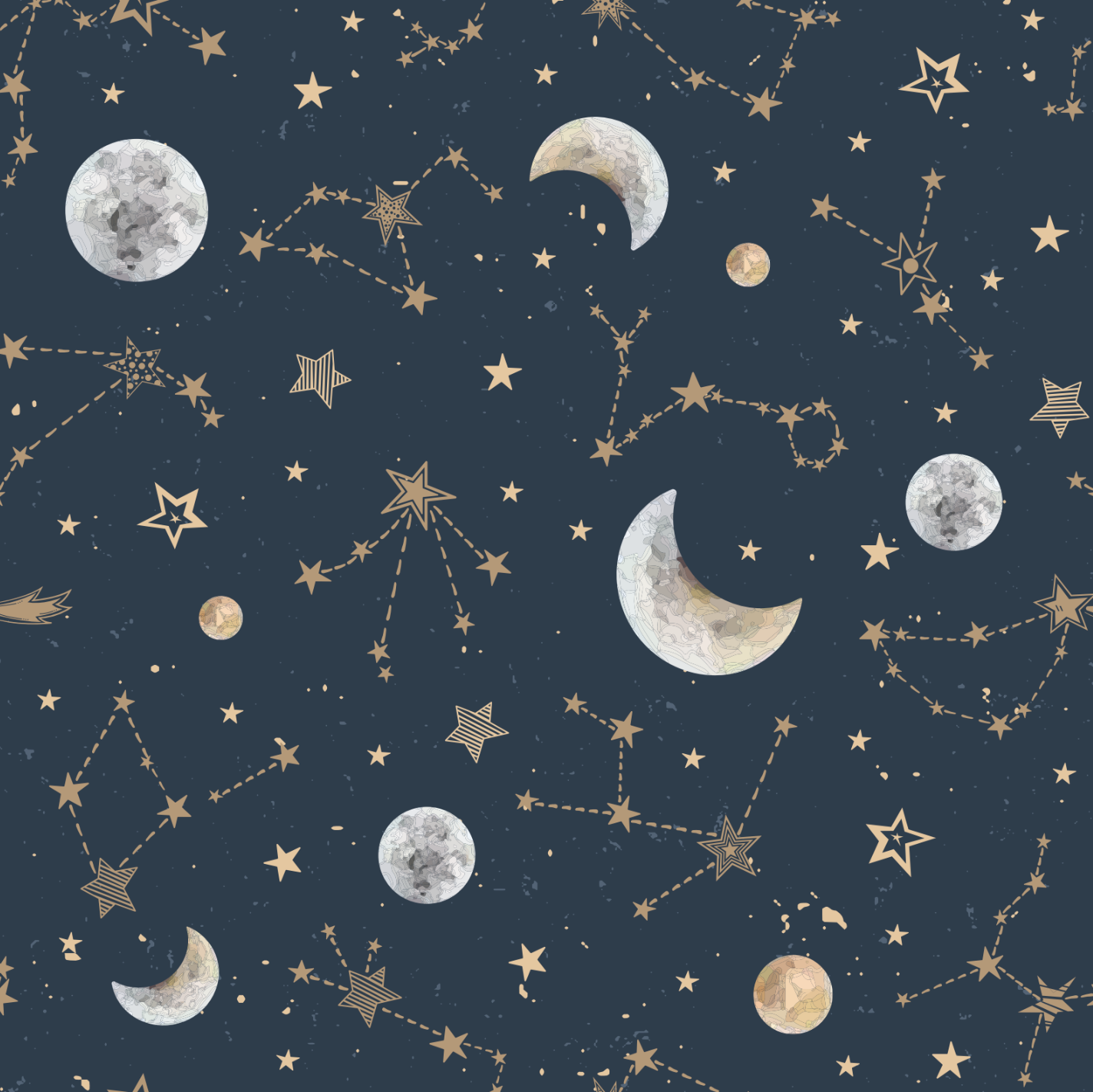 Starry Night Short Long Romper