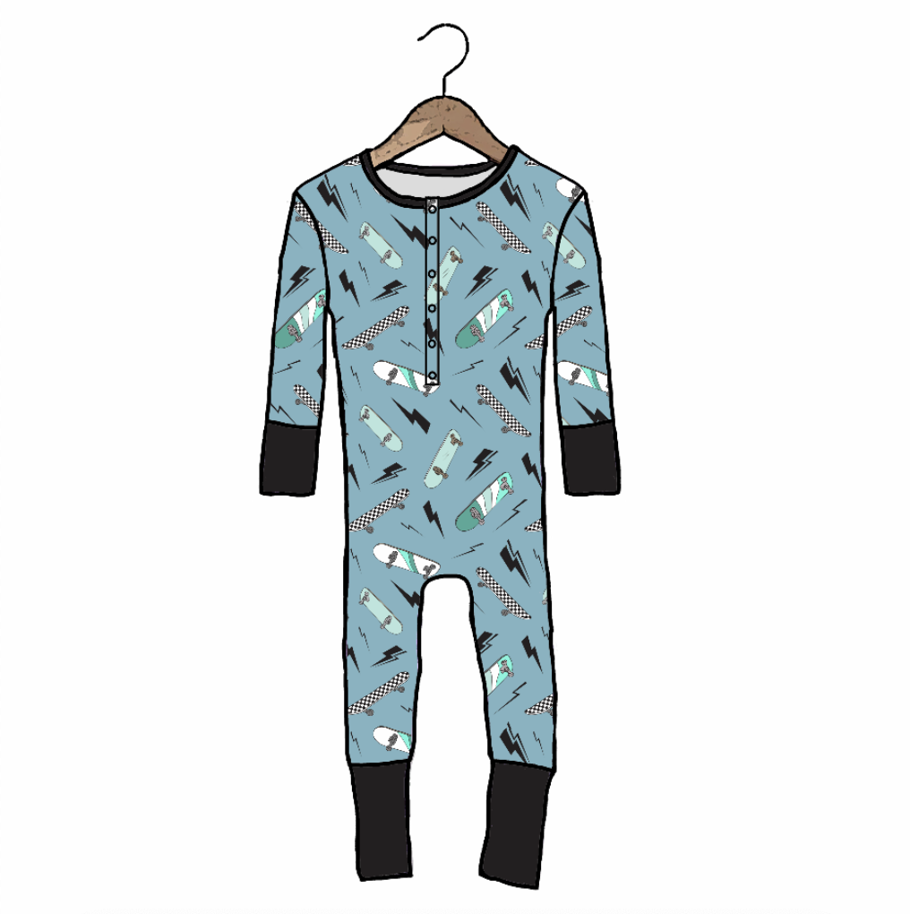 Rad Rides At Your Leisure Snap Down Adult Romper