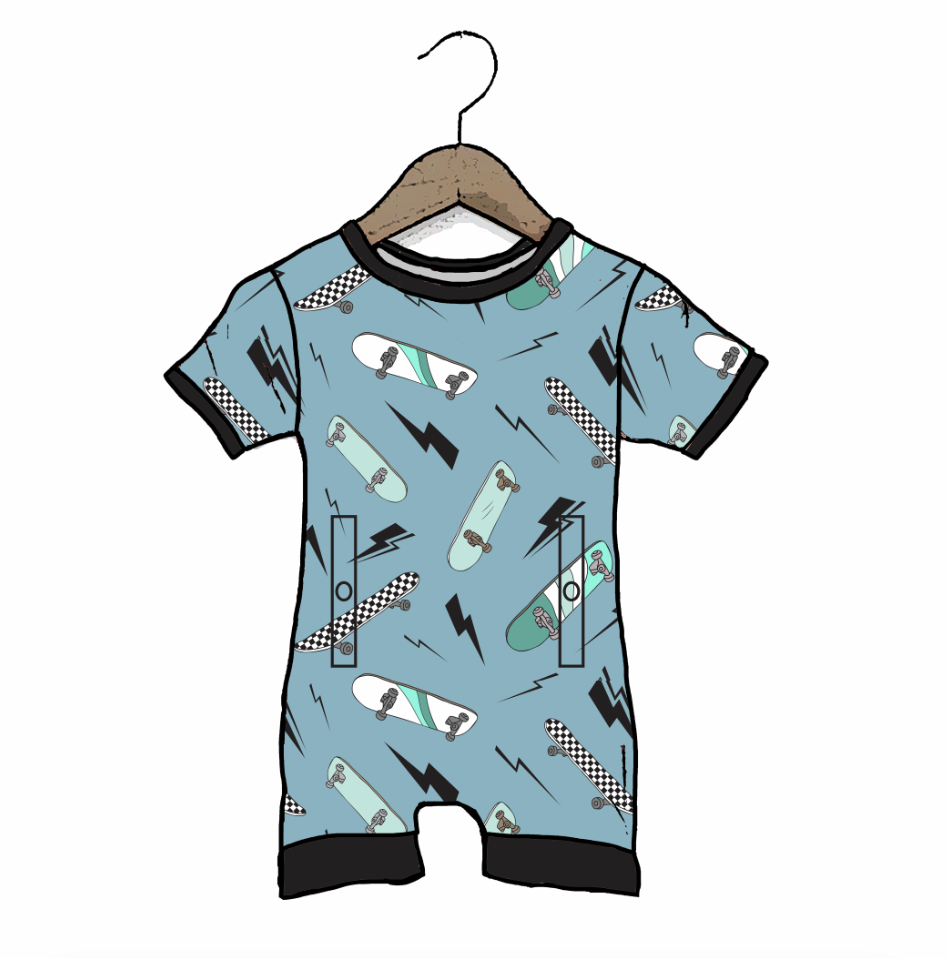 Rad Rides Adaptive Tube Access Shorty Romper