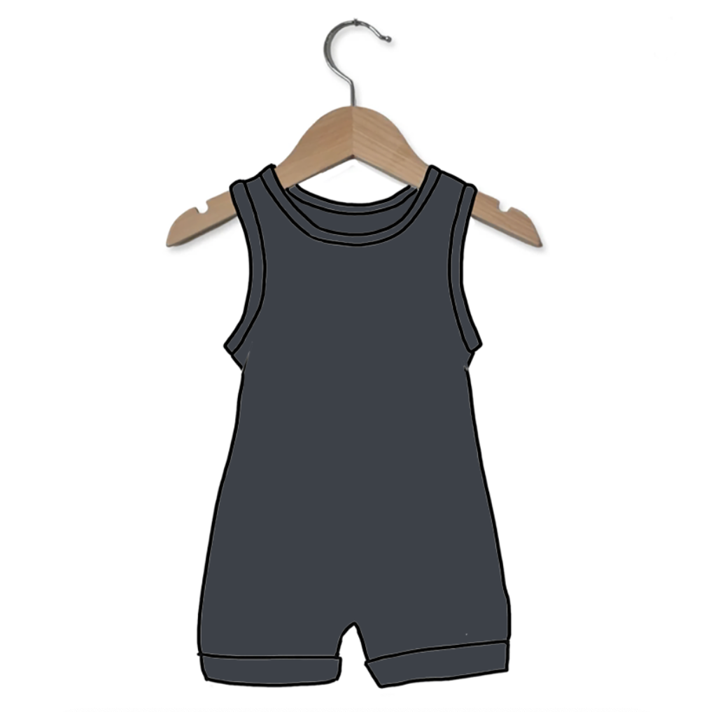 Deep Sea Sleeveless Shorty Romper