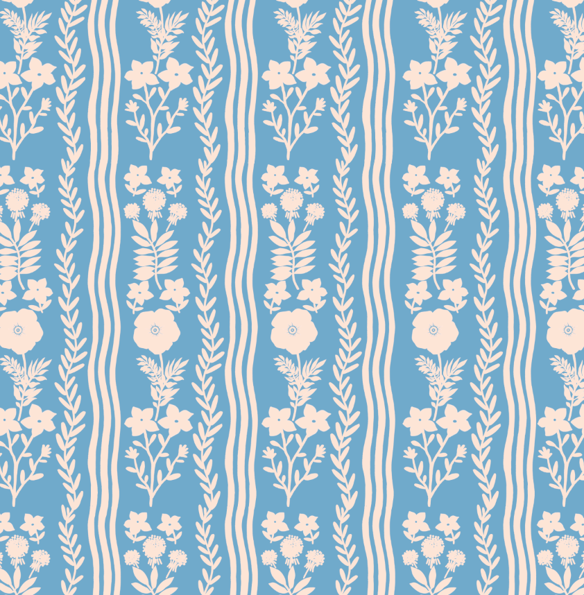 Whimsy Blue Shorty Romper