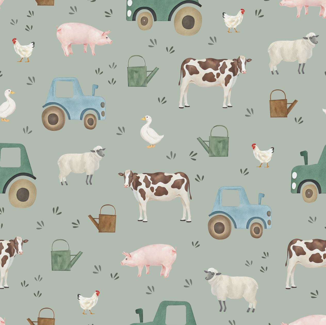 Hay There All Wrapped Up Kid's Two Piece Jammie Set