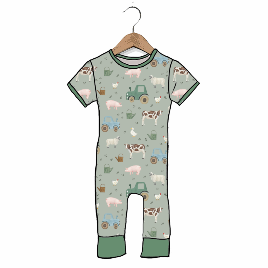 Hay There Short Long Romper