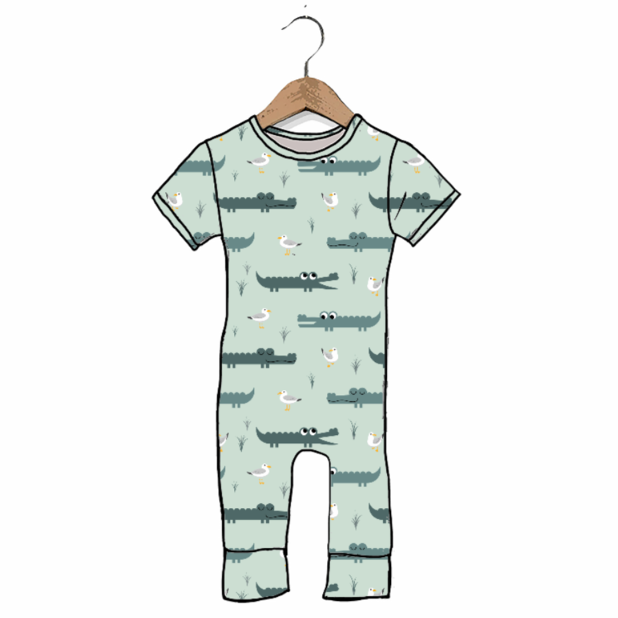 Later Gator Short Long Romper