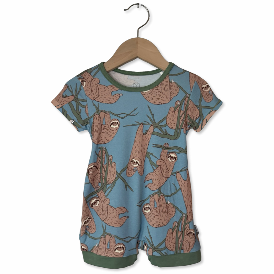 Don't Hurry, Be Happy Adult Shorty Romper