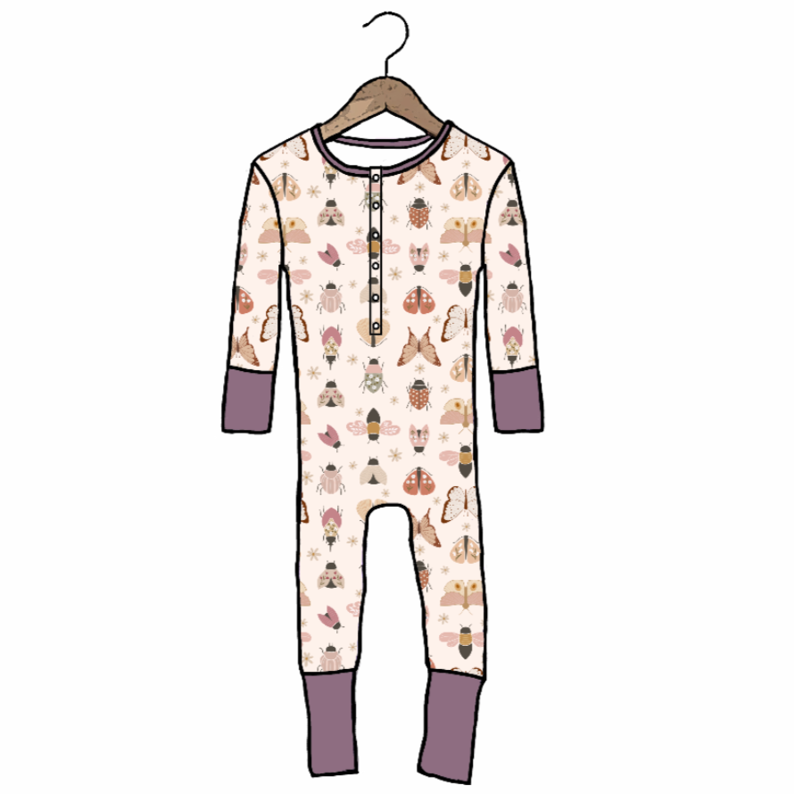 Buzzy Belle At Your Leisure Snap Down Adult Romper