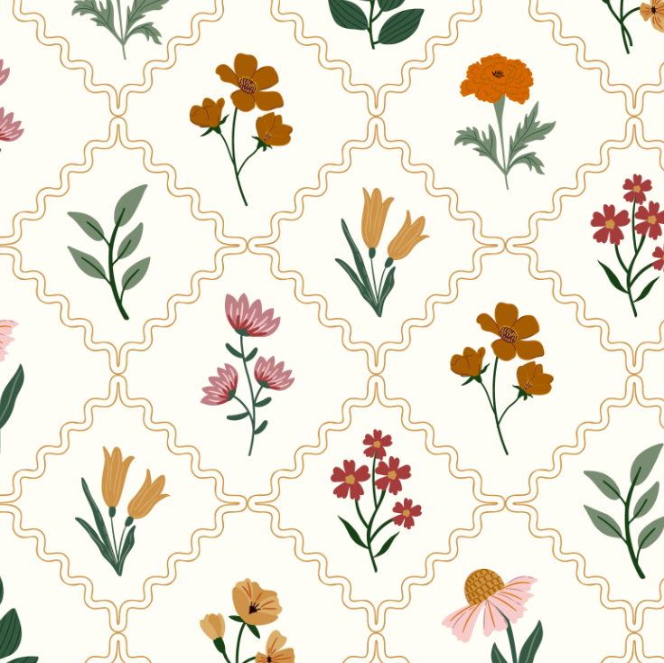 Harvest Bloom All Wrapped Up Kid's Two Piece Jammie Set