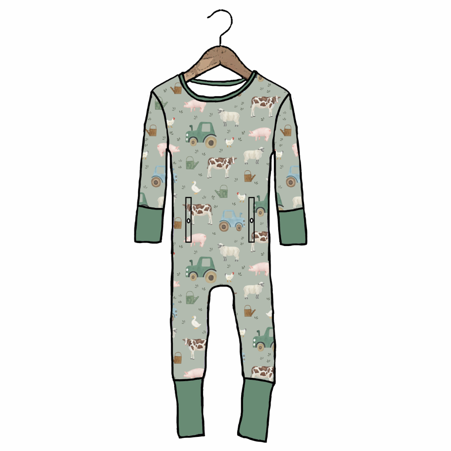 Hay There Adaptive Tube Access Day to Night Romper