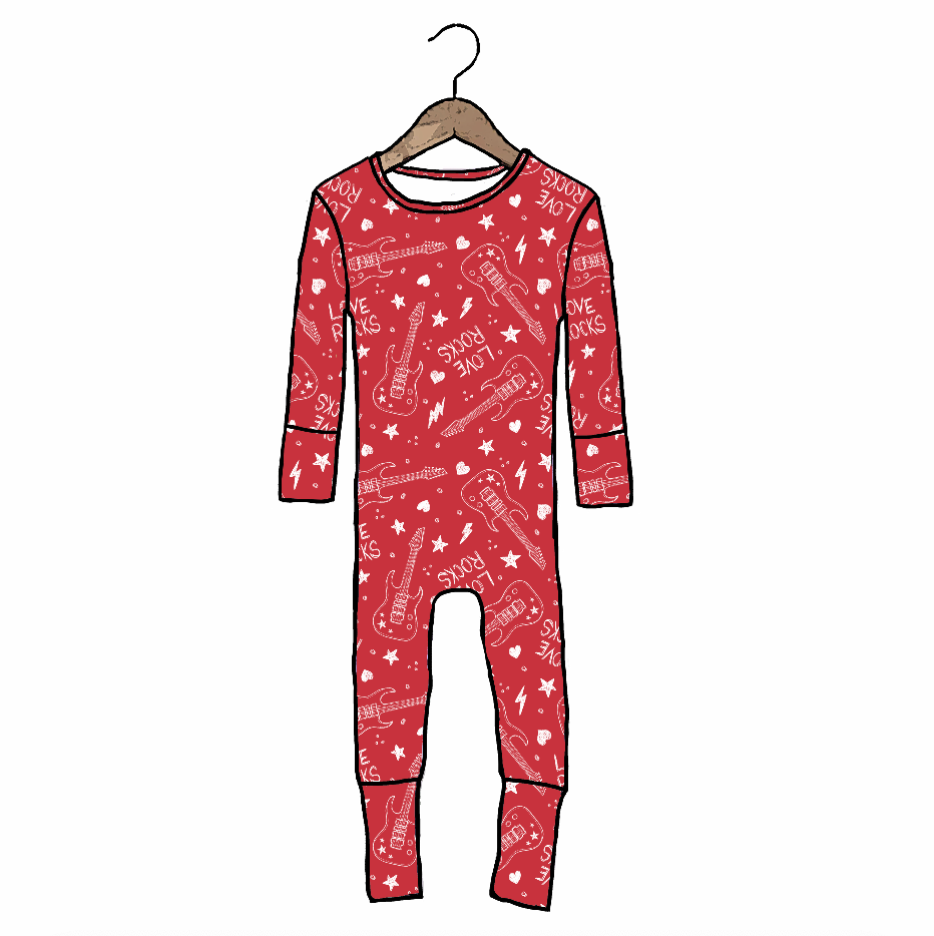 Love Rocks Kid's Day to Night Romper