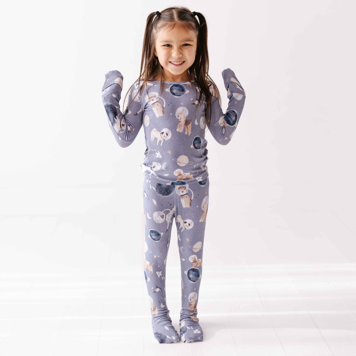 Space Paws All Wrapped Up Kid's Two Piece Jammie Set