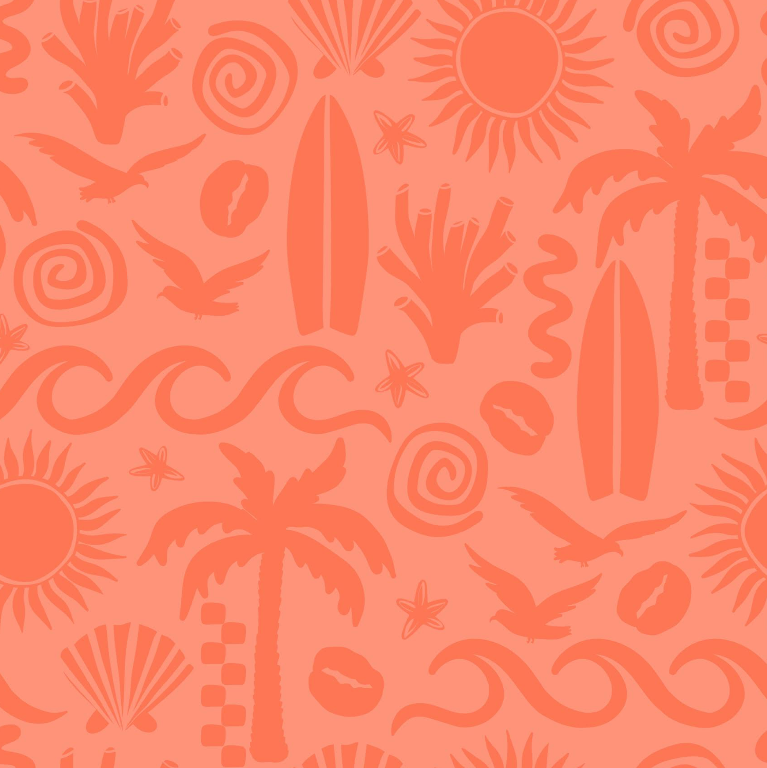 beach pattern two toned