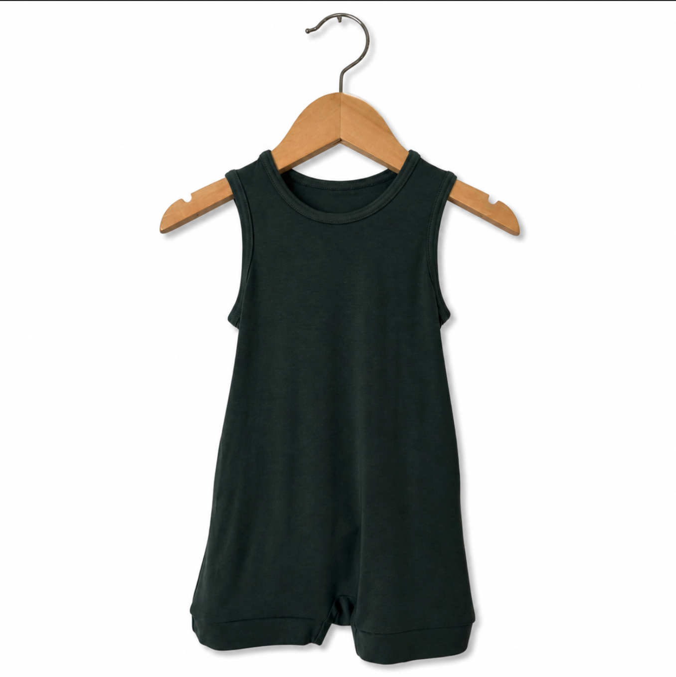Pine Sleeveless Shorty Romper Luxe Edition | Cotton Bamboo Blend
