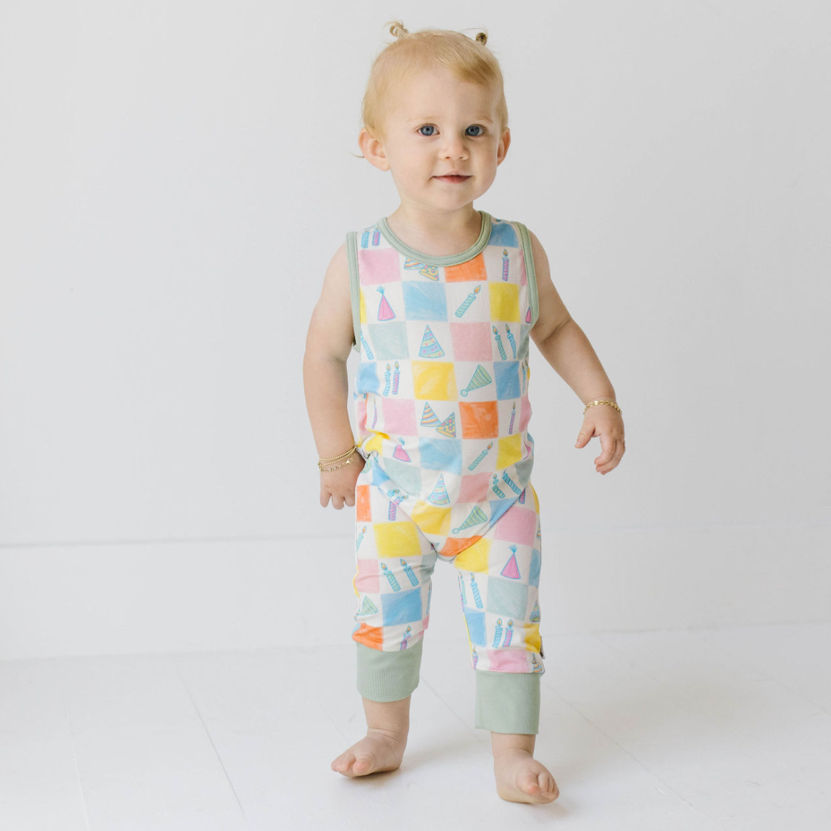 Make A Wish Sleeveless Romper