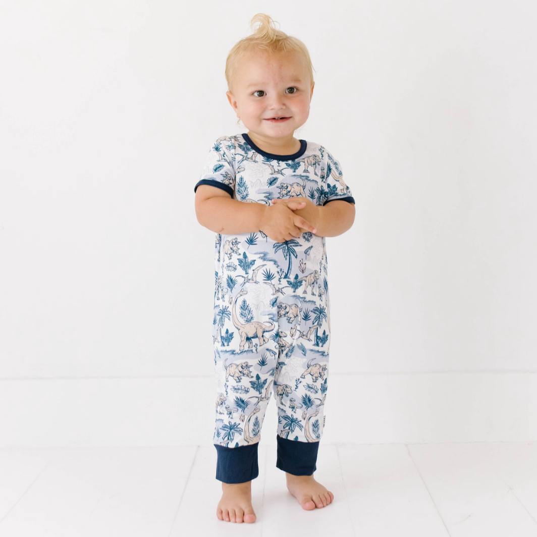 Jurassic Jungle Short Long Romper