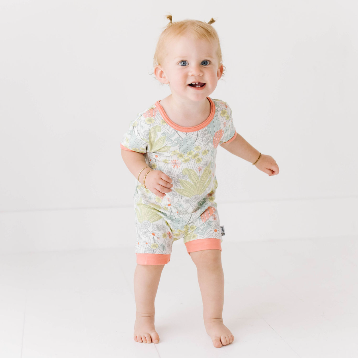Prickly Petals Shorty Romper