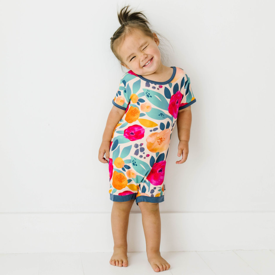 In Full Bloom Shorty Romper