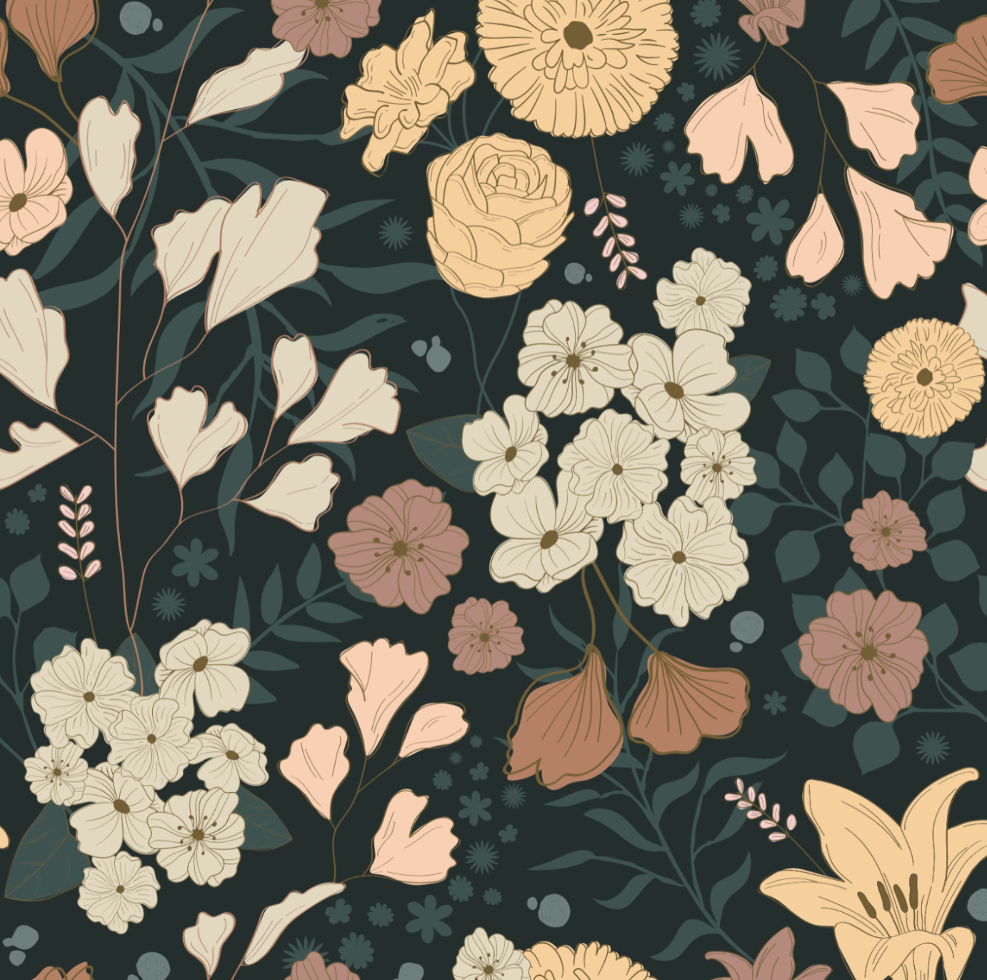 Hidden Garden Loungin' Around Two Piece Set