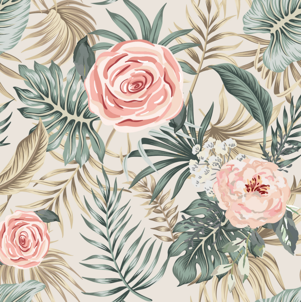 Peony Tropic Adaptive Tube Access with snaps Day to Night Romper