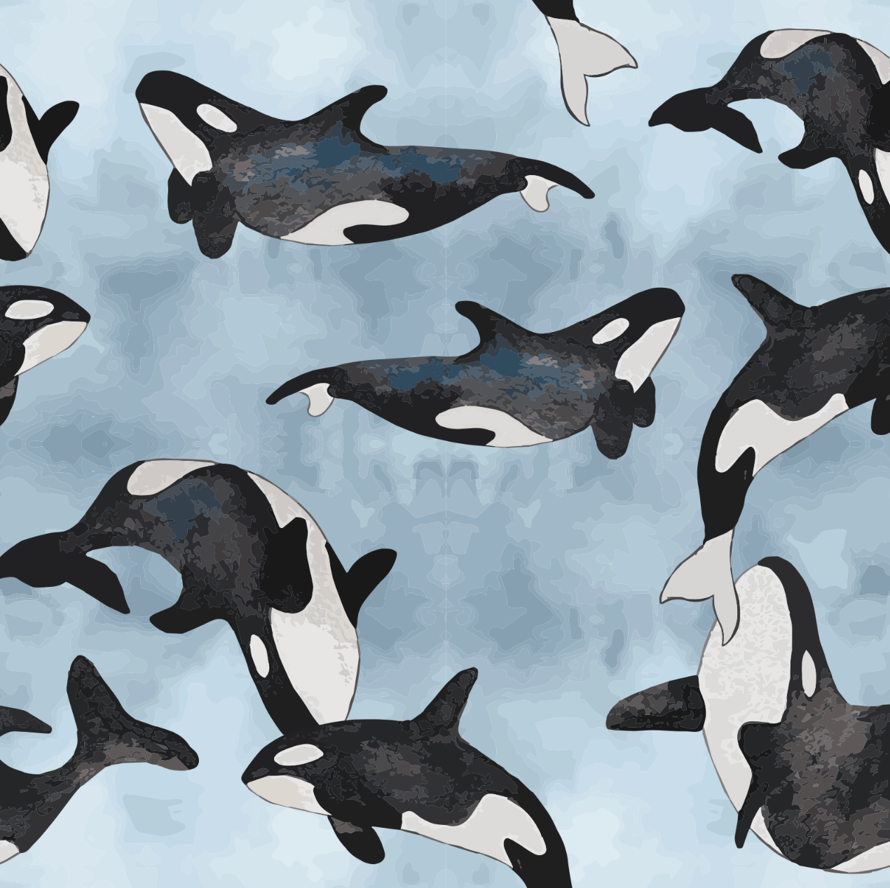 Save the Whales Short Long Romper