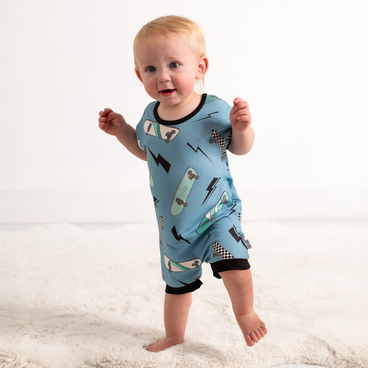 Rad Rides Shorty Romper