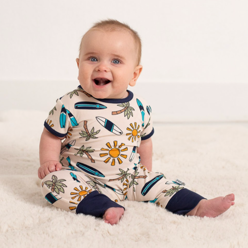 Surfs Up Short Long Romper