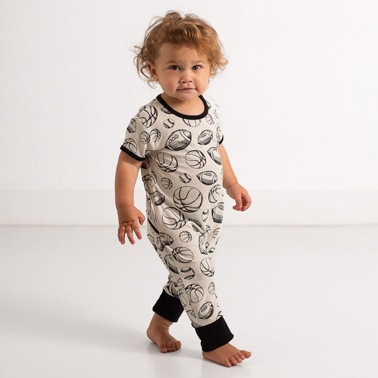 Play Ball Short Long Romper