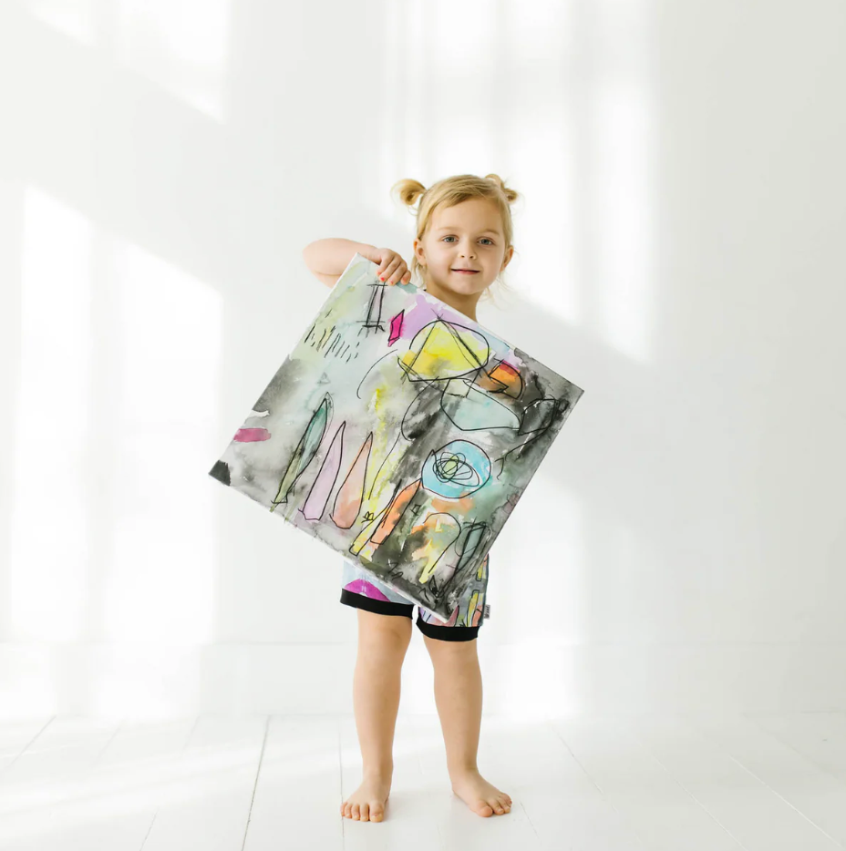 Harlyn's Art Kid's Day to Night Romper