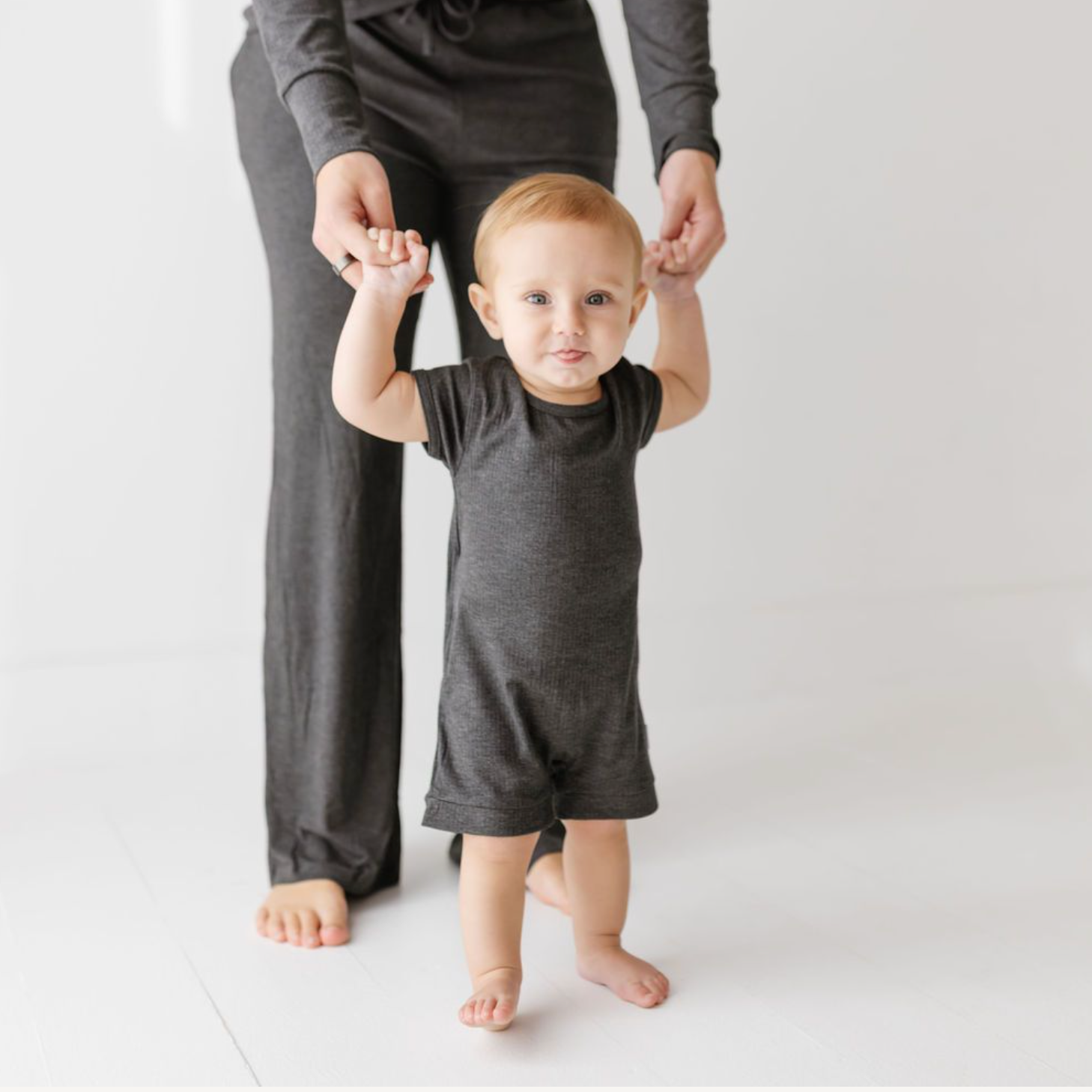 Pepper Ribbed Shorty Romper