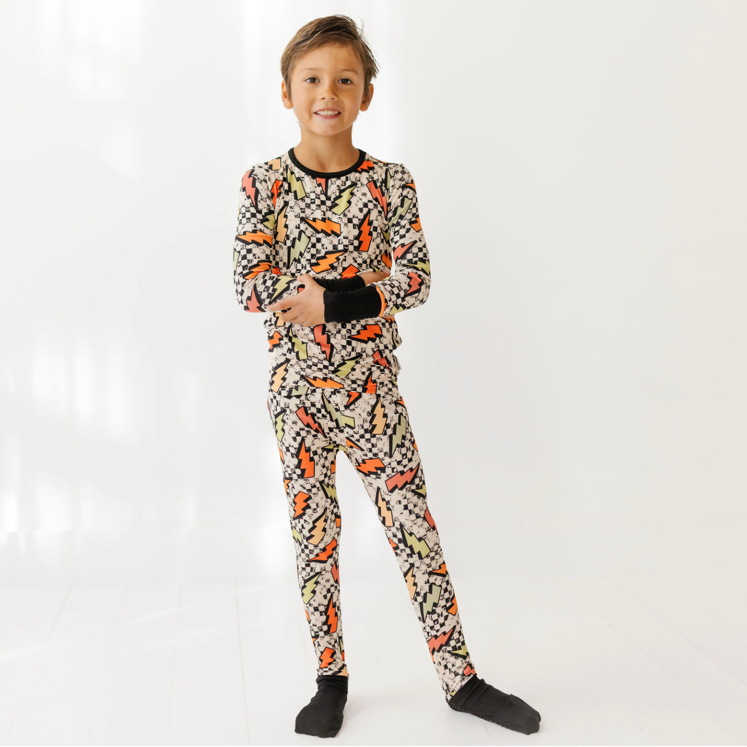 Charged Up All Wrapped Up Kid's Two Piece Jammie Set