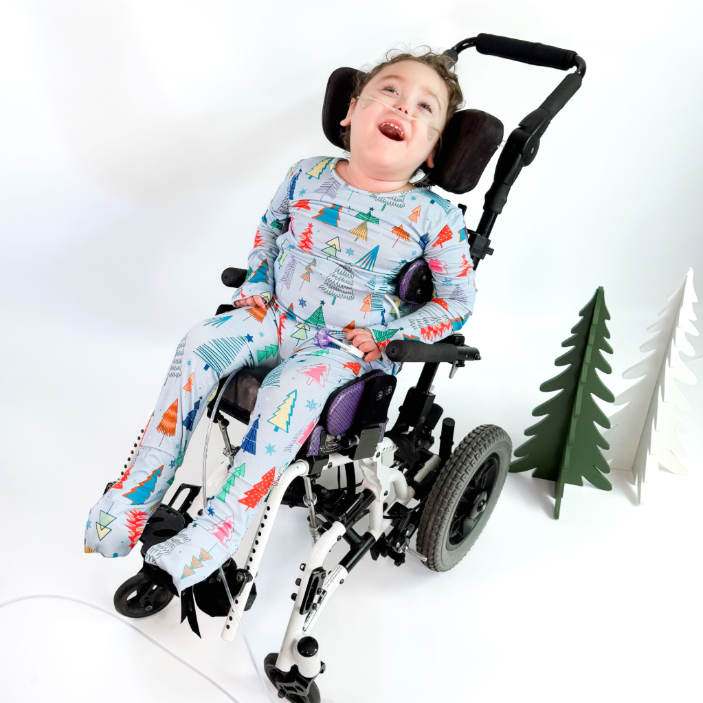 Tinsel Twist Adaptive Tube Access Day to Night Romper