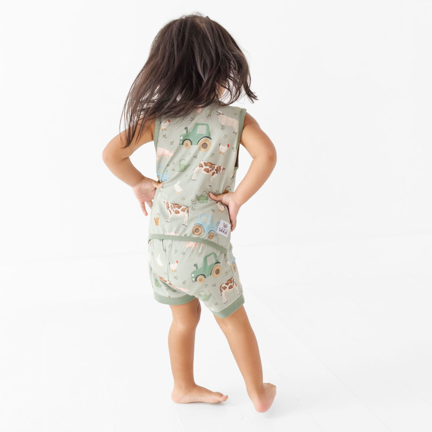 Hay There Sleeveless Shorty Romper