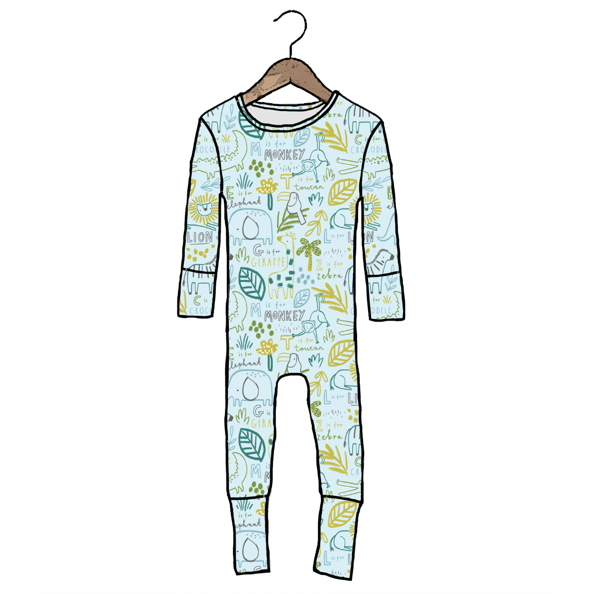 A to Zebra Day to Night Romper Luxe Edition | Cotton Bamboo Blend